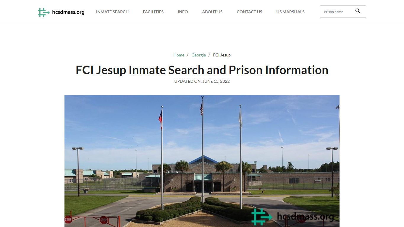 FCI Jesup Inmate Search, Visitation, Phone no. & Mailing ...